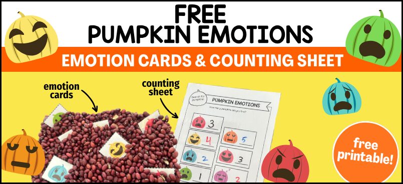 Pumpkin Emotions Free Printable